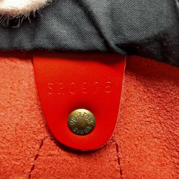 Louis Vuitton LV Hand Bag Speedy 25 Reds Epi 650-052625 - Picture 12 of 13